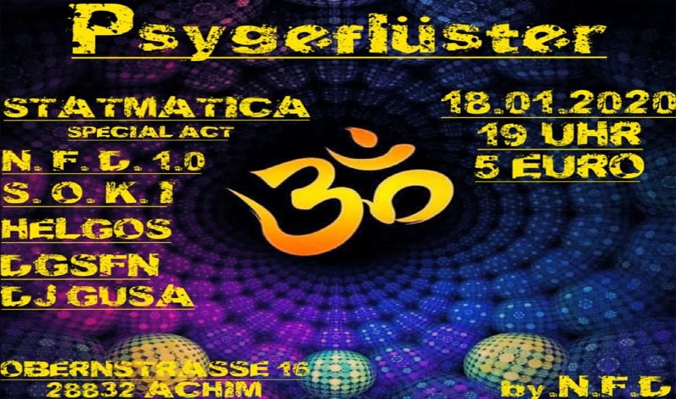 Psygeflüster 18 Jan '20, 19:00