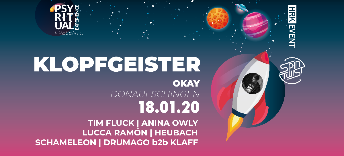 PsyRitual Experience pres. Klopfgeister (live) 18 Jan '20, 22:00