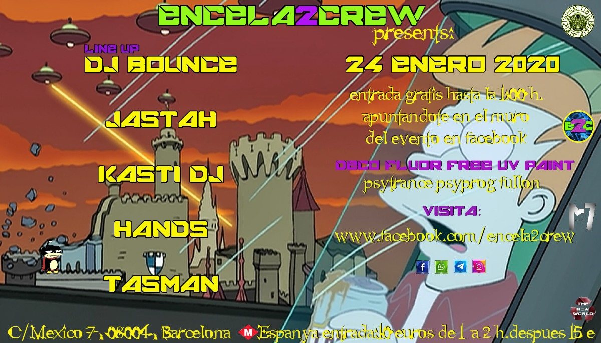 ENCELA2CREW PRESENTS: 24 Jan '20, 23:30