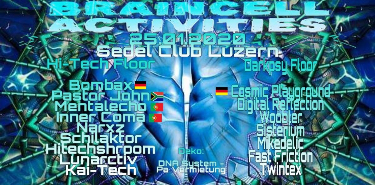 Braincell Activities 25 Jan '20, 21:00