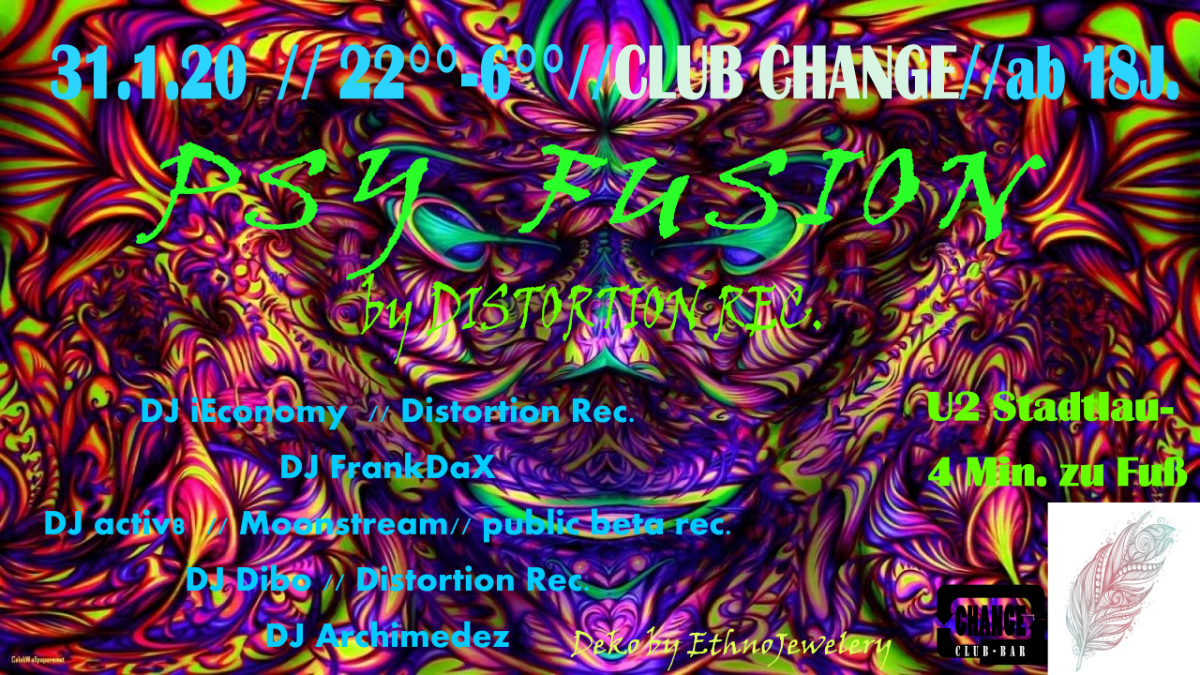 Psy Fusion by Distortion Rec. 31 Jan '20, 22:00