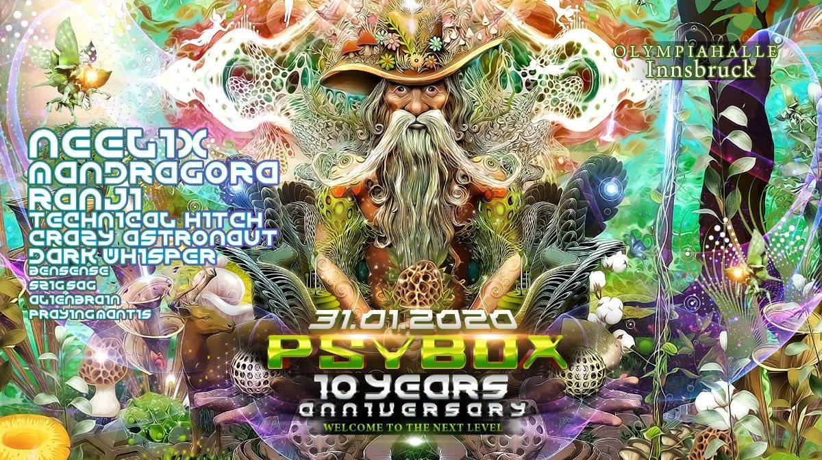 Psybox - 10 Years Anniversary - Olympiahalle Innsbruck 31 Jan '20, 22:00