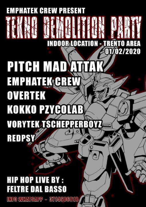 demolition party 1 Feb '20, 22:00