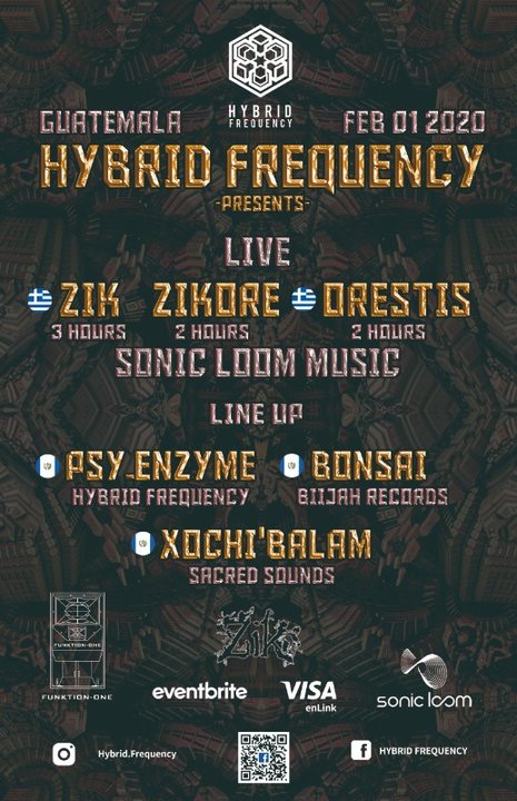 Hybrid Frequency Presents: Zik, ZikOre, Orestis Live! 1 Feb '20, 21:00