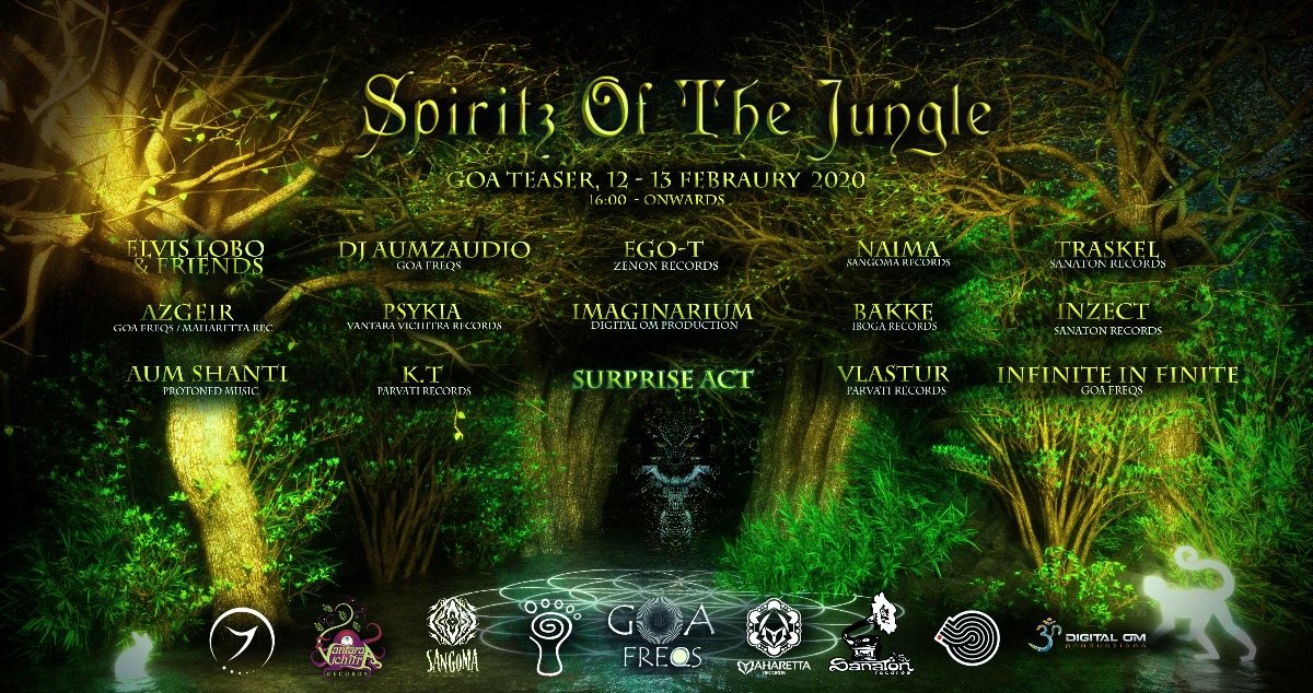 Spiritz of the Jungle- TeAseR Goa 2020 12 Feb '20, 18:00