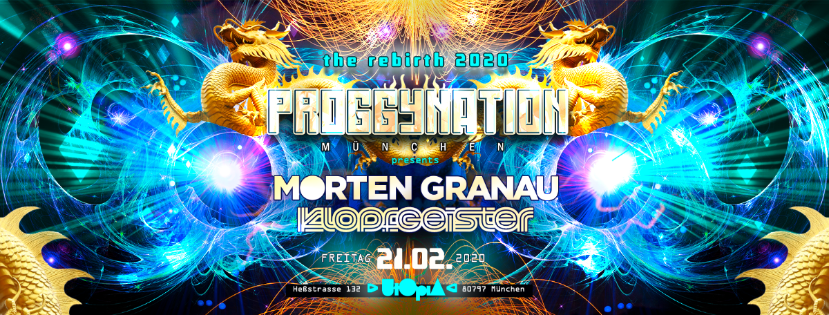 Proggynation München pres. Morten Granau & Klopfgeister and.more! 21 Feb '20, 22:00