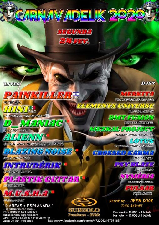 CARNAVADÉLIK 2020 24 Feb '20, 23:00