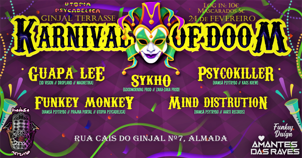 Hamsa Psytrybo // Karnival Of Doom 2020 24 Feb '20, 23:00