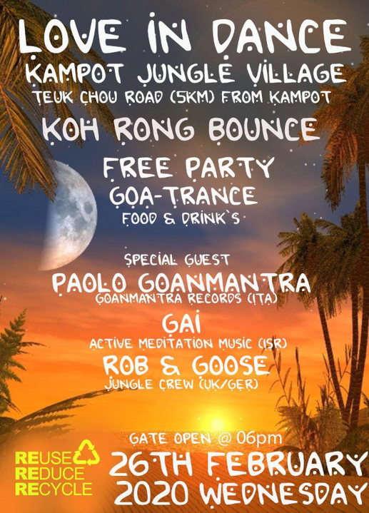 Koh Rong Bounce - Jungle crew 26 Feb '20, 18:00