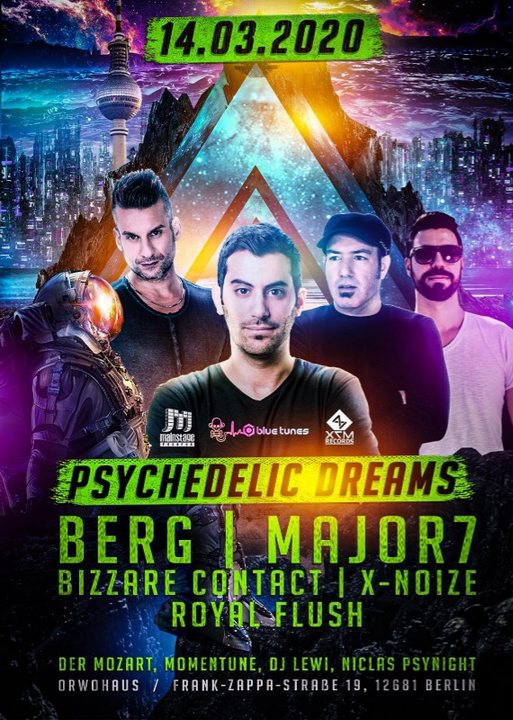 Psychedelic Dreams 14 Mar '20, 23:00