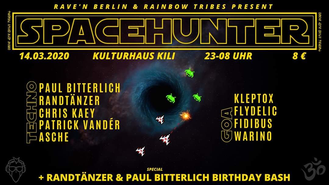 SPACEHUNTER 14 Mar '20, 23:00
