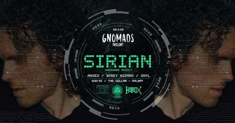 GNOMADS w/Sirian (Merkaba Music) 20 Mar '20, 21:00