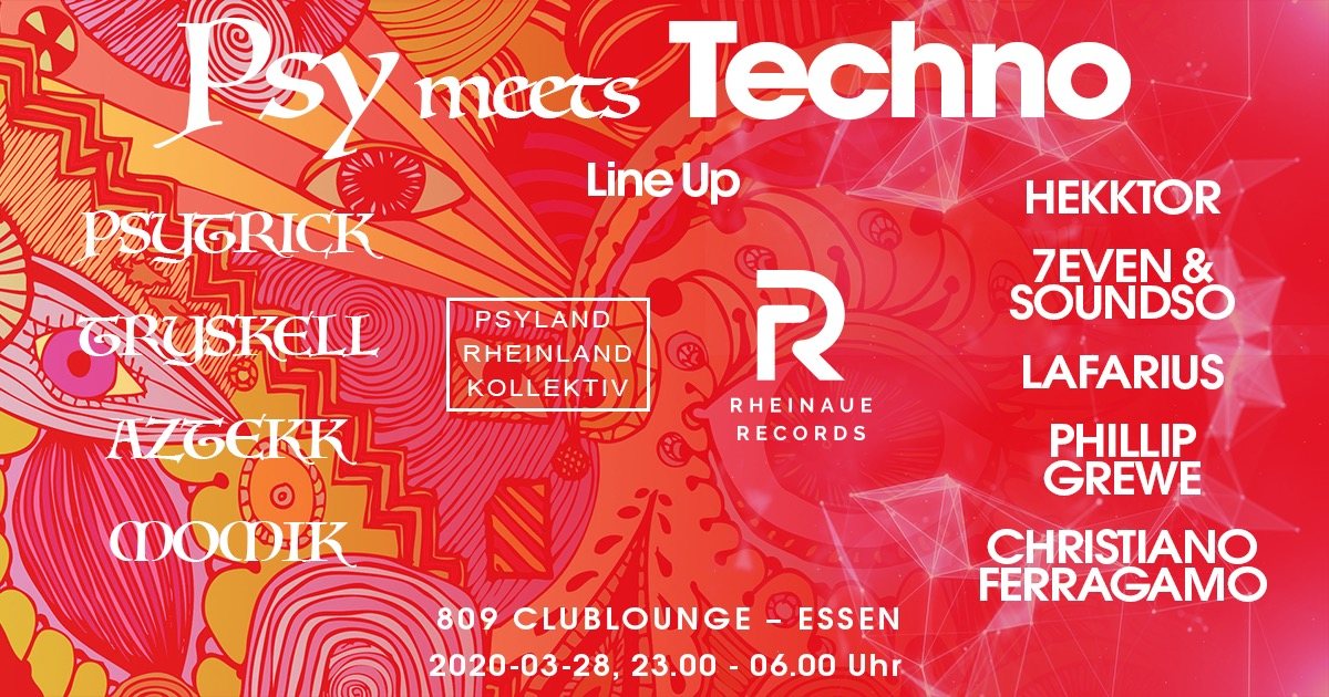 PSY meets TECHNO 28 Mar '20, 23:00