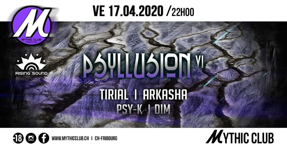 Psyllusion VI w/ Tirial, Arkasha 17 Apr '20, 22:00