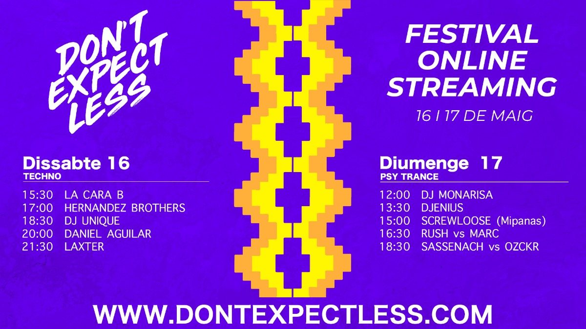 Don't Expect Less 16 May '20, 15:30