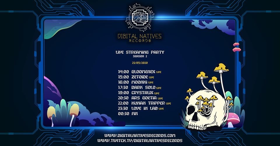 Digital Natives Records // Streaming Party // Season 2 23 May '20, 19:00