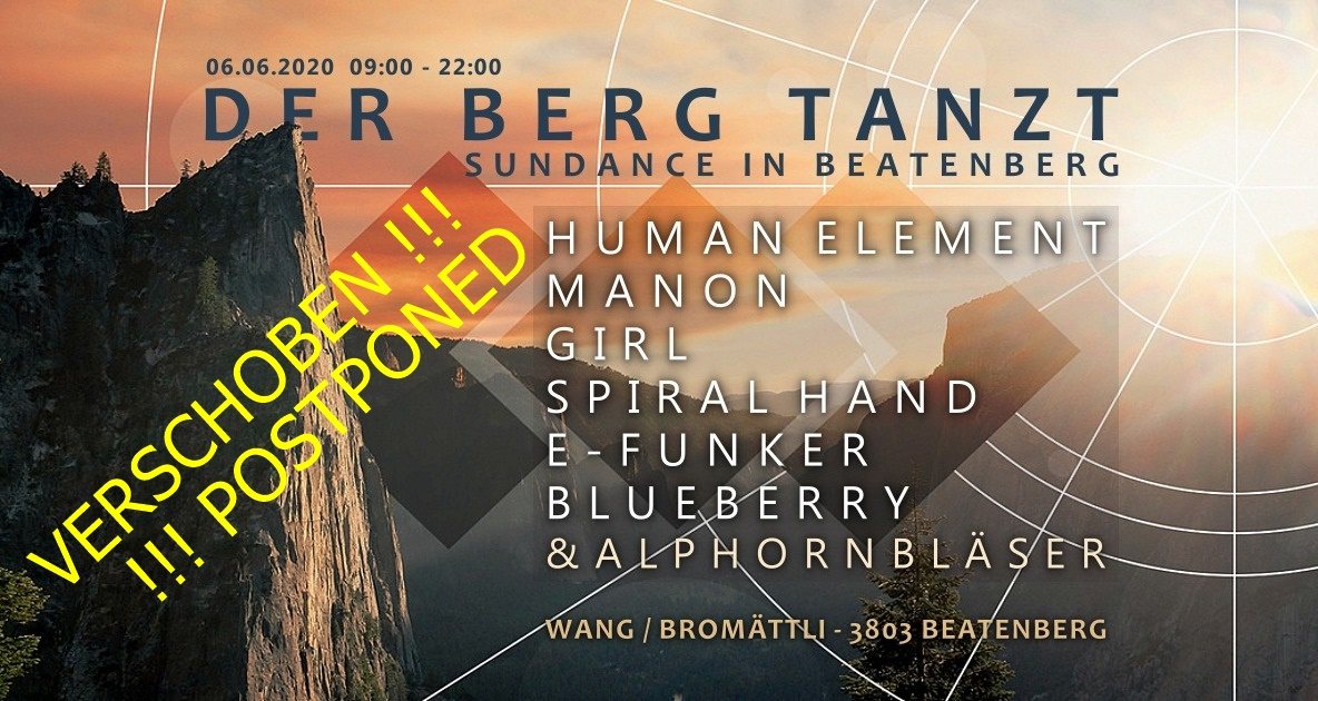 Der Berg tanzt - Sundance in Beatenberg 6 Jun '20, 09:00