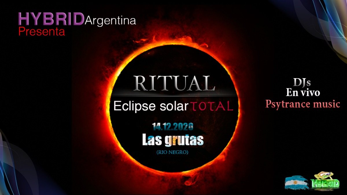 Ritual eclipse solar total / Las grutas (Argentina) / Hybrid sounds 14 Dec '20, 12:00