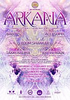 Party flyer: EPIC Tribe pres. ARKANA 6 Feb '16, 20:00h