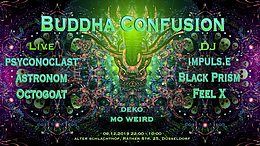 Party flyer: Buddha Confusion 6 Dec '19, 22:00